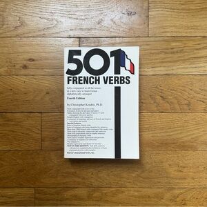 501 French Verbs paperback book (O/S)